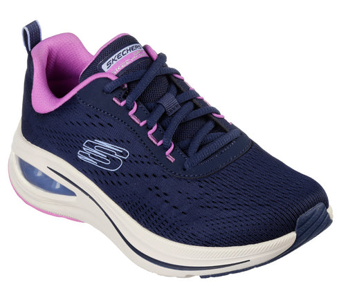 Pantofi sport, dama, SKECHERS SKECH AIR META AIRED OUT 150131-NVMT bleumarin, textil